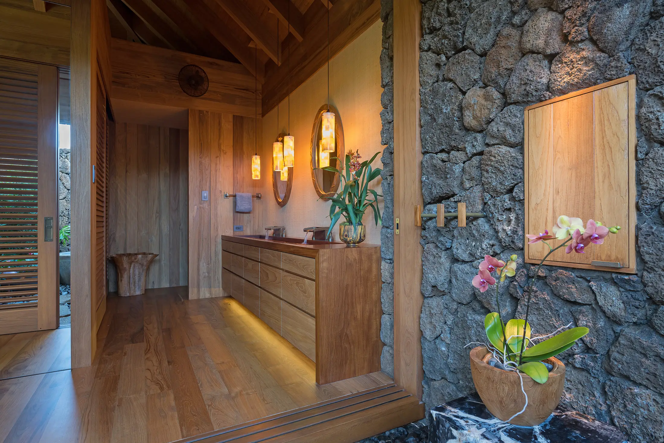 Custom Hanalei Home Bathroom