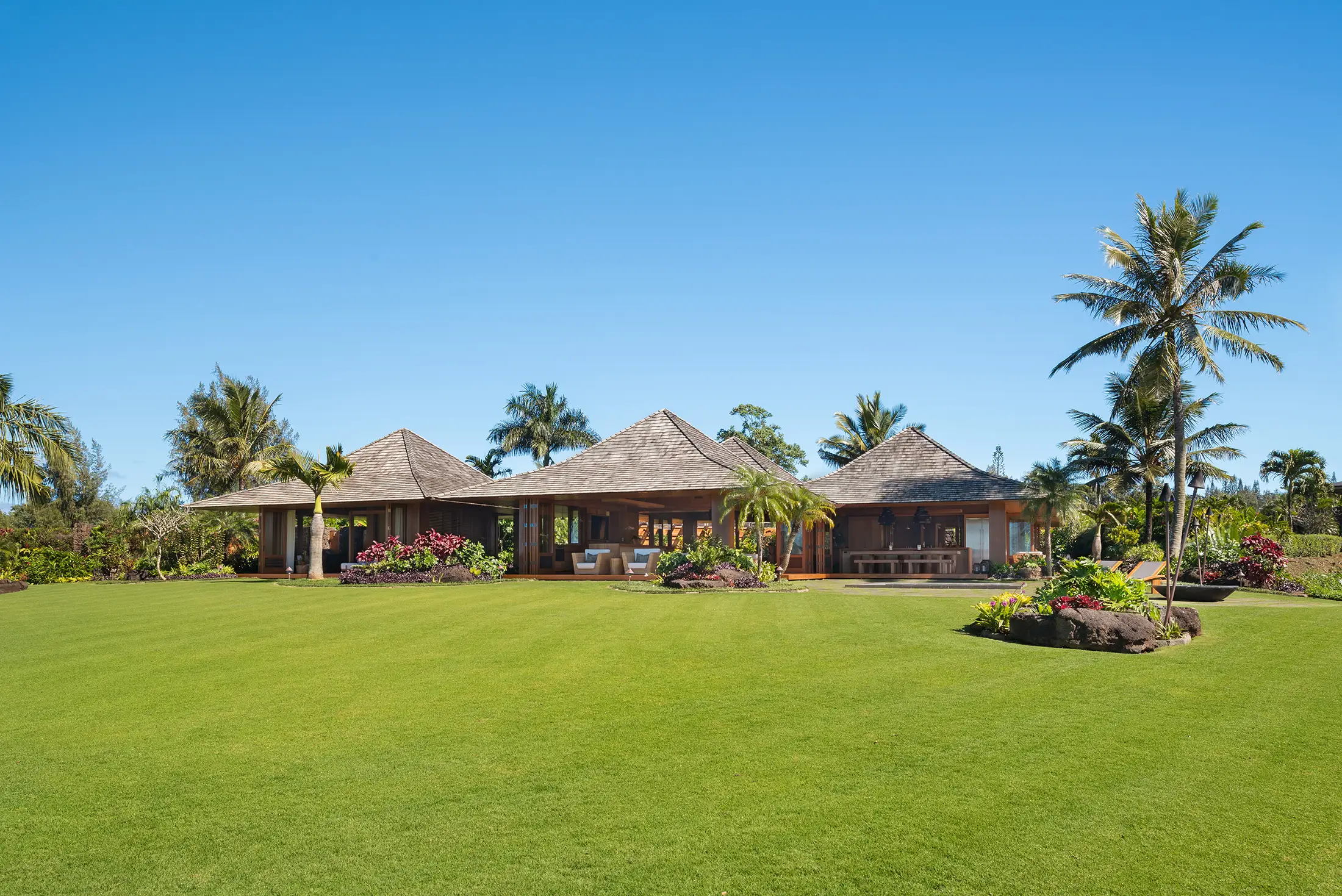 Custom Hanalei Home Elevation View