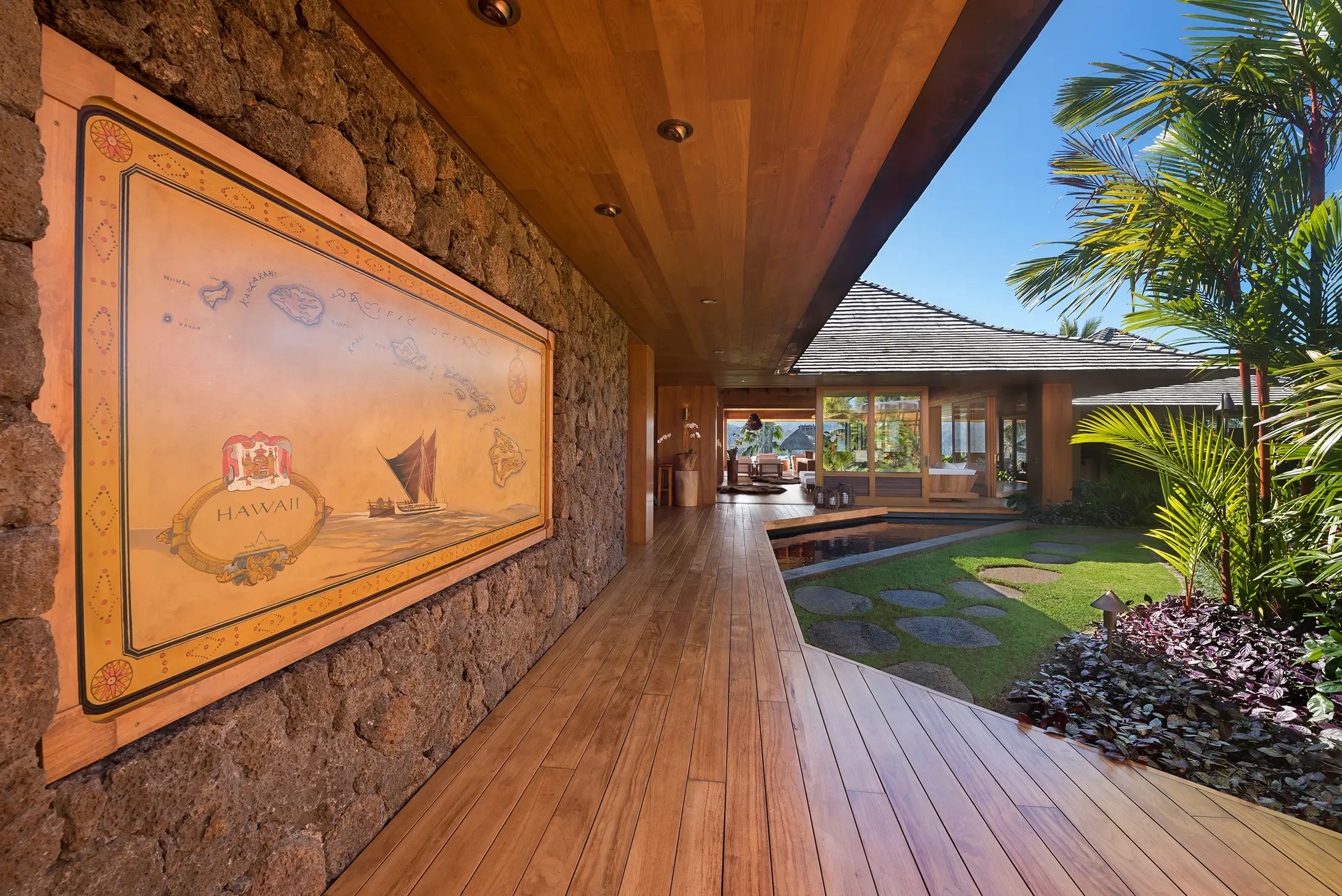 Custom Hanalei Home Exterior Space