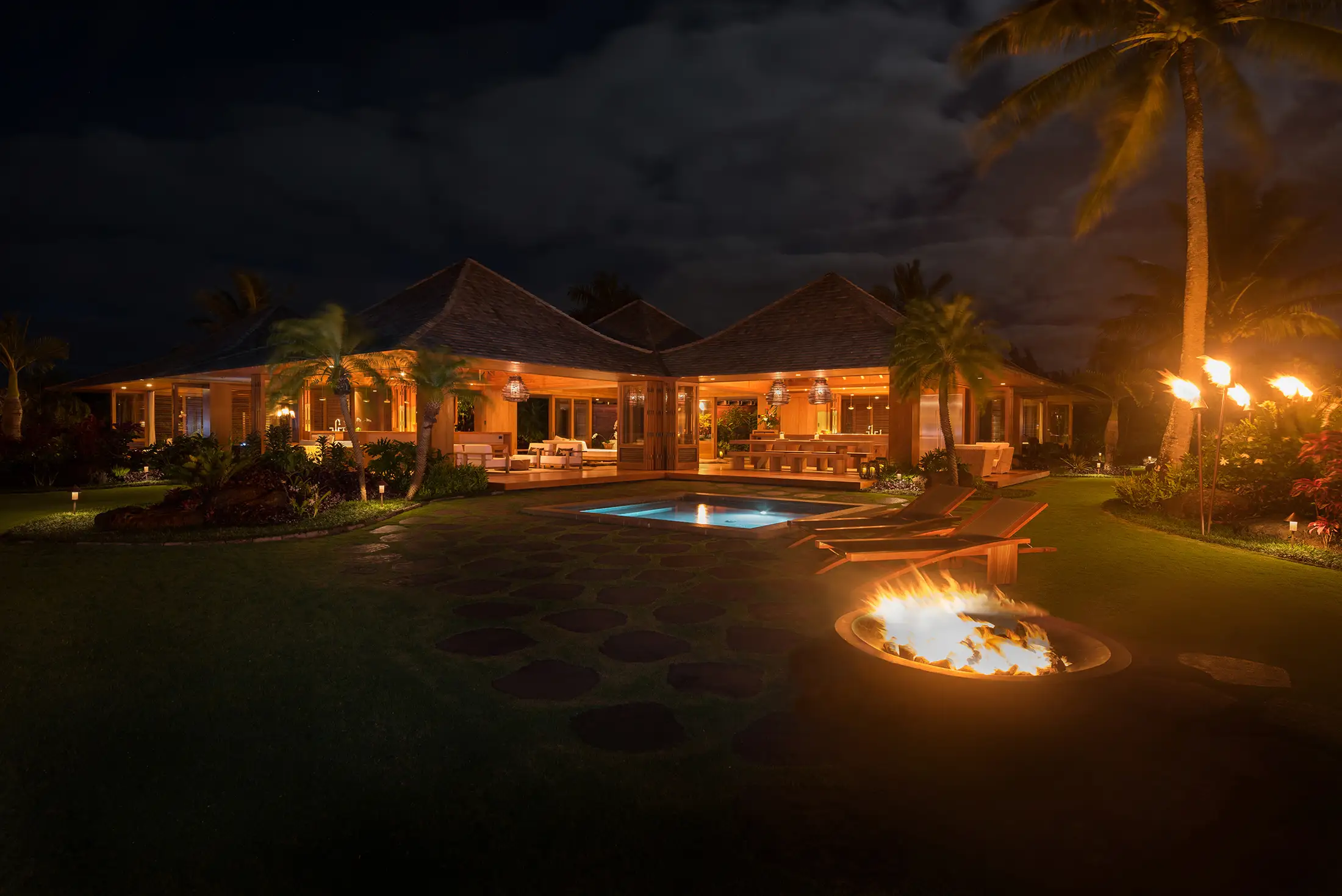 Custom Hanalei Home Exterior