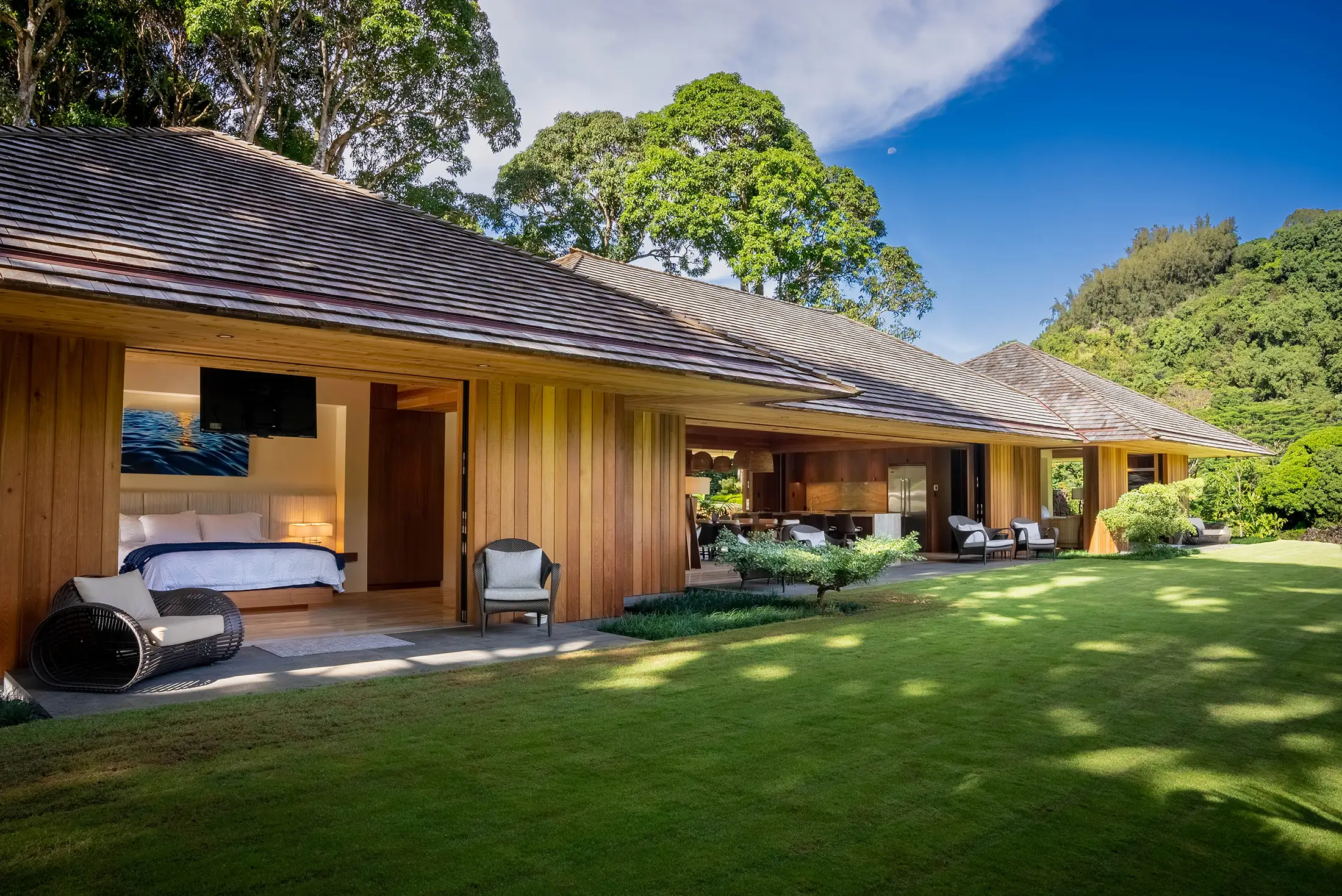 Custom Home in Kilauea Exterior
