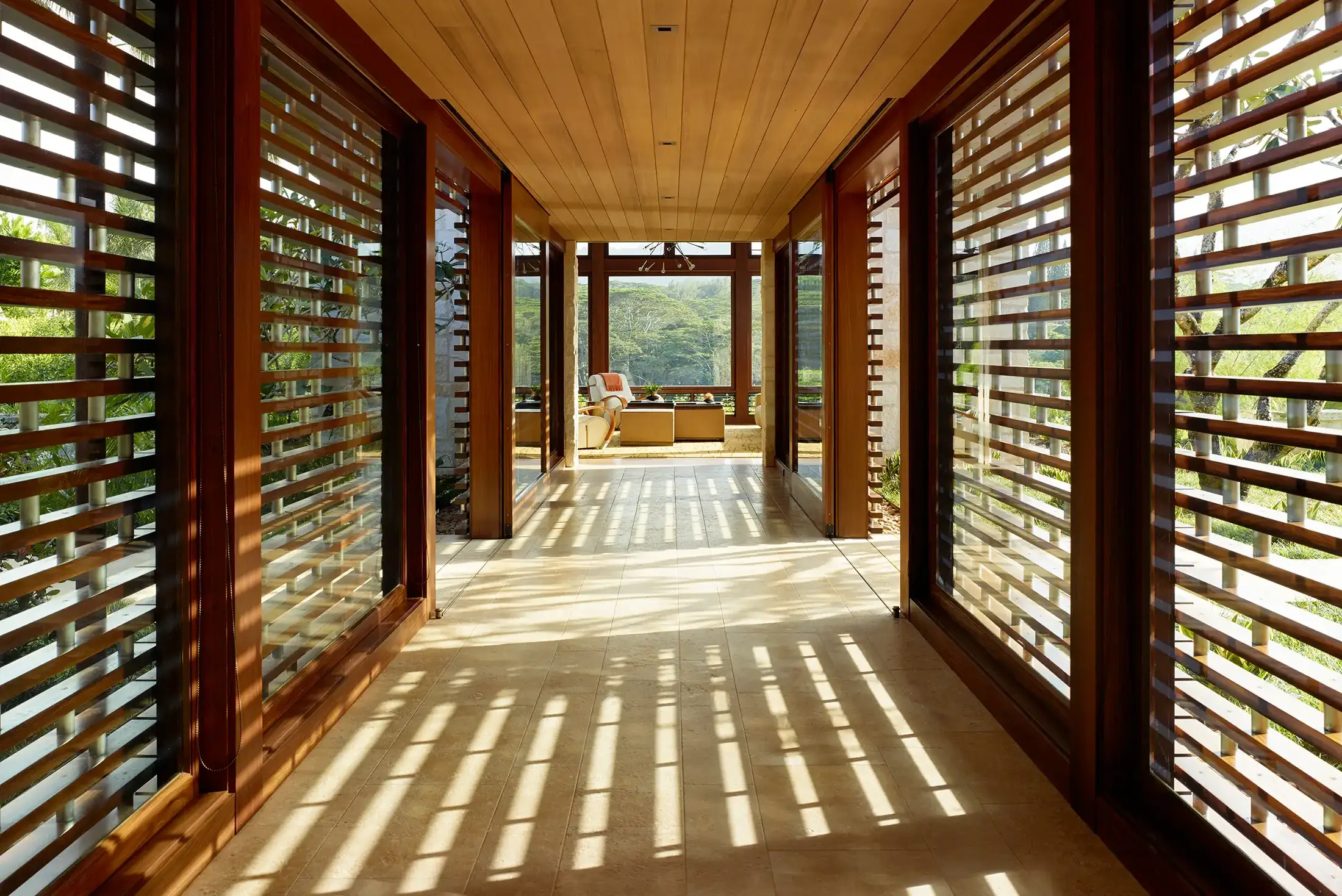 Custom Kauai Construction Hallway