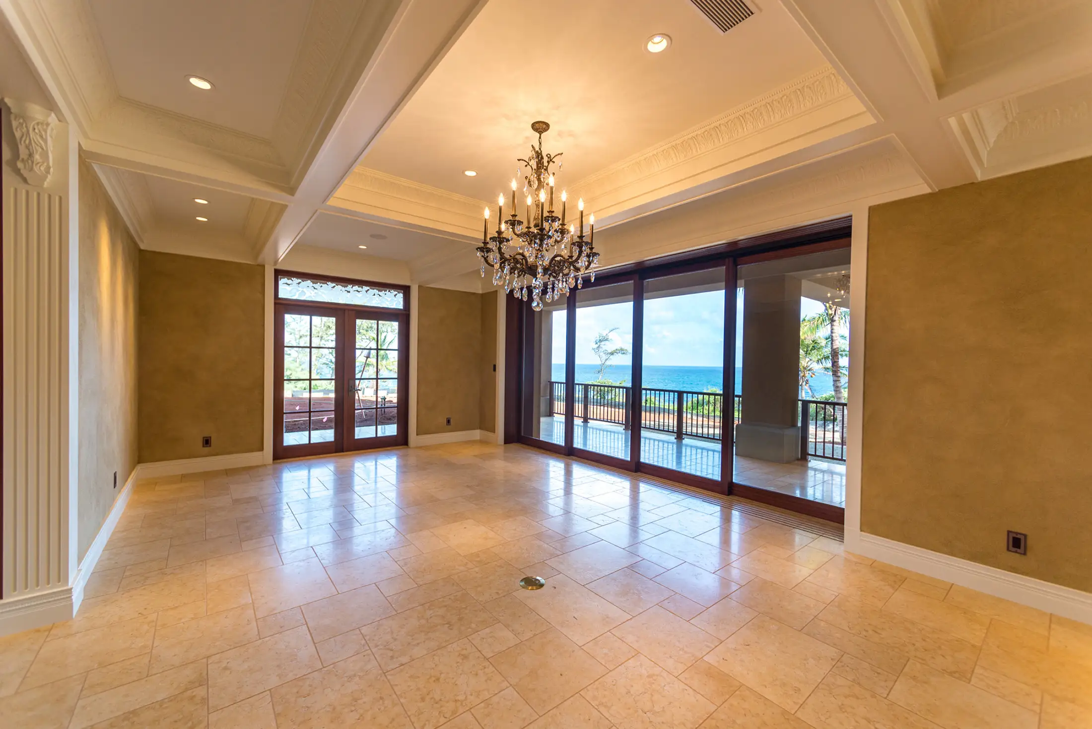 Kealia Kai Custom Home Living Room