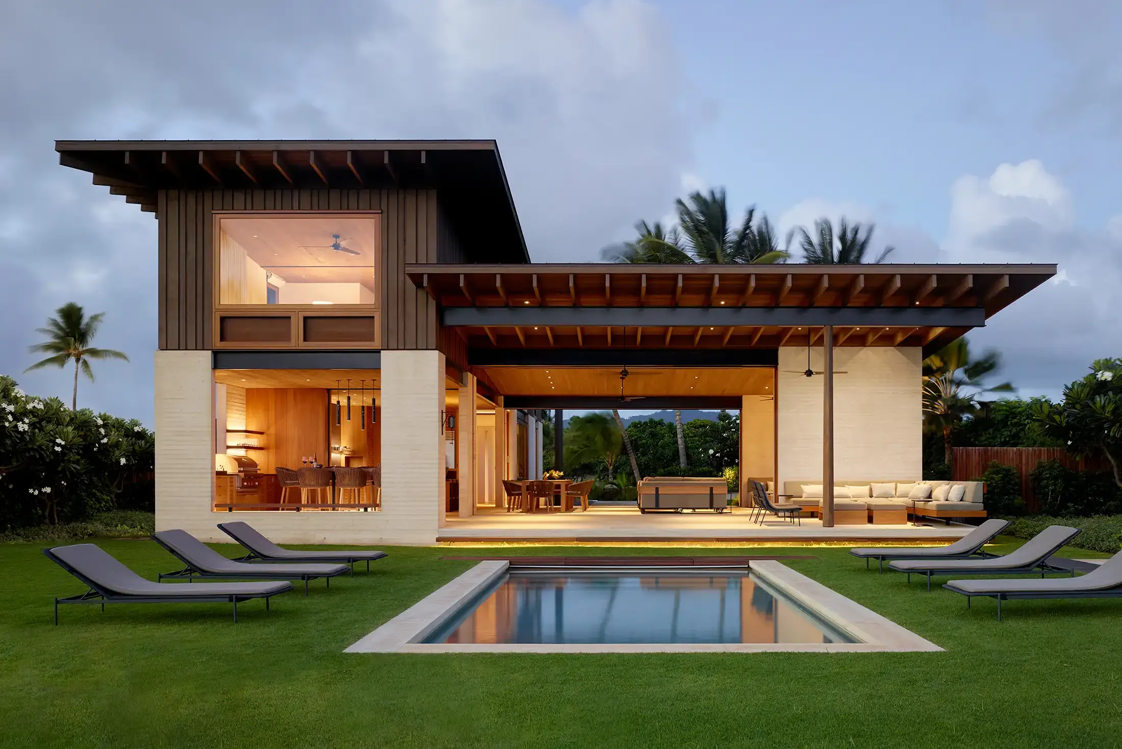 Poipu Custom Home Hale Nukumoi Exterior with Pool