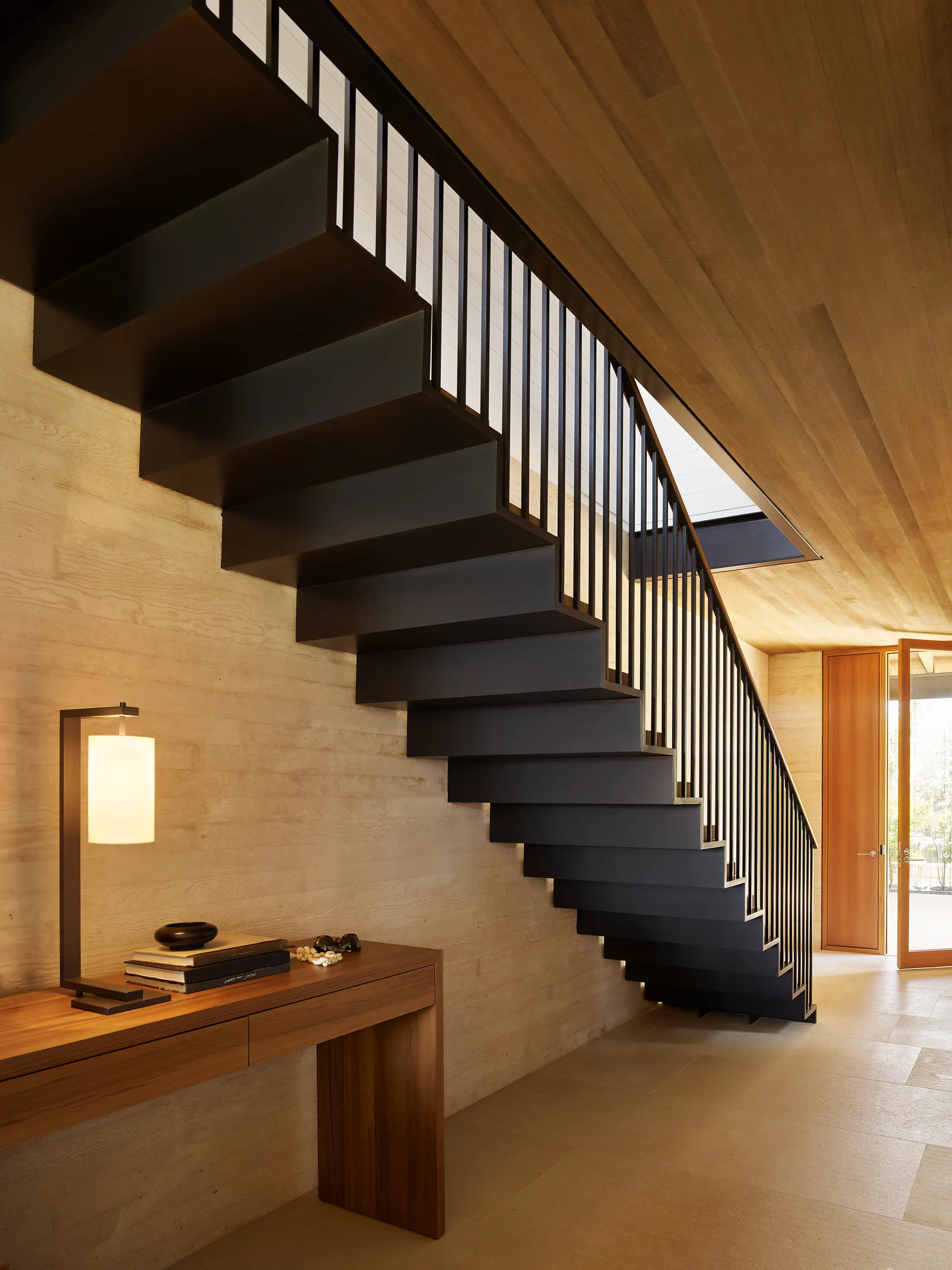 Poipu Custom Home Hale Nukumoi Stair Detail