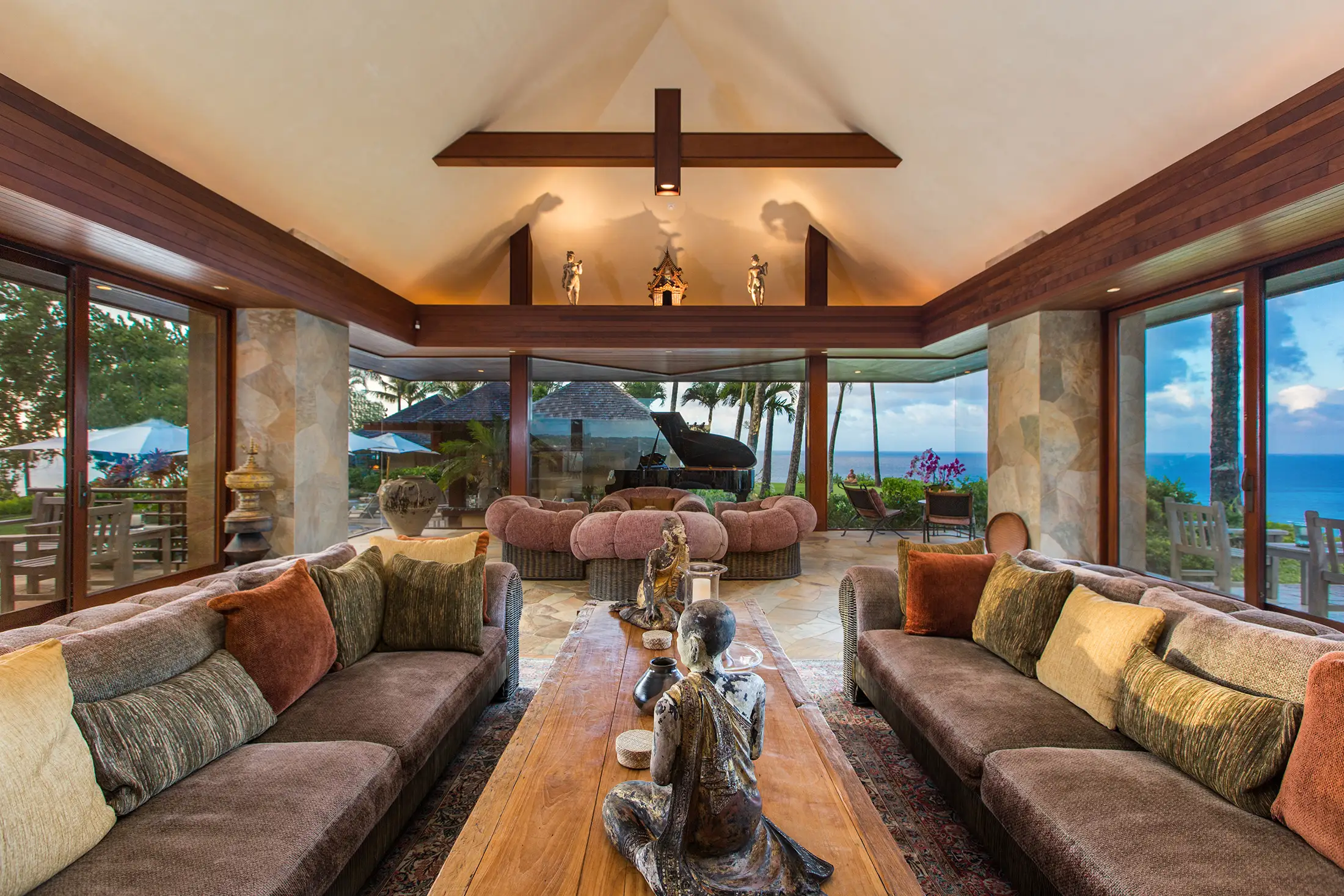 The Point at Anini Vista Living Area